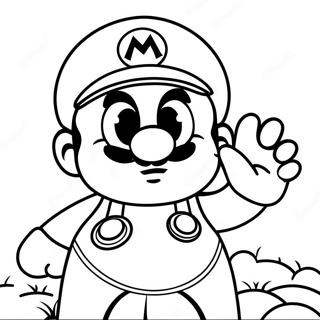 Super Mario Bros Film Kleurplaat 4740-3776