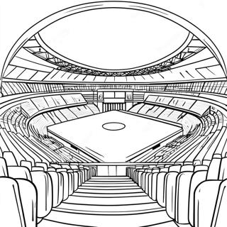 Voetbalstadion Kleurplaten