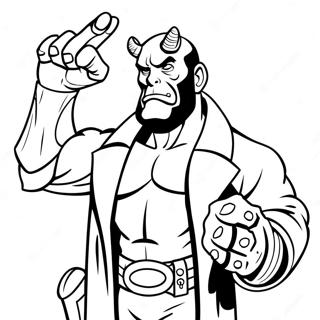 Hellboy Kleurplaten