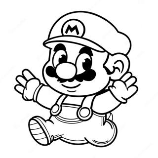 Baby Mario Kleurplaat 48473-38332