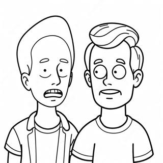 Beavis En Butthead Kleurplaten