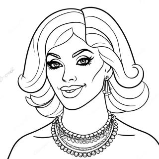 Drag Queen Kleurplaten