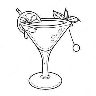 Cocktail Kleurplaat 48703-38535