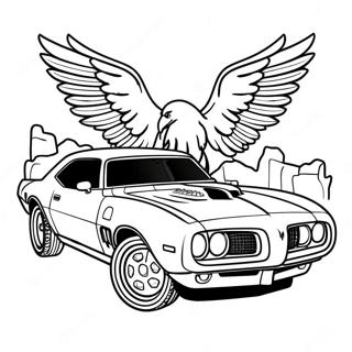 Pontiac Firebird Kleurplaten