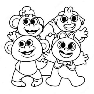 Muppet Babies Kleurplaat 4930-3920