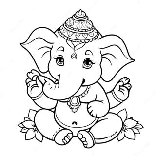 Ganesha Kleurplaten