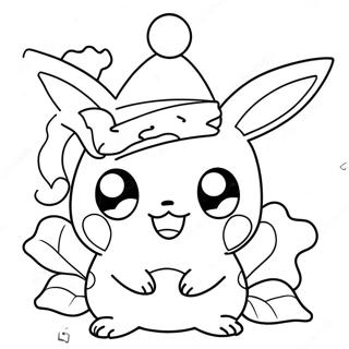 Pokemon Kerst Kleurplaat 5000-3981