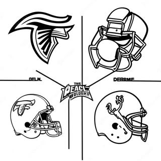 Alle Nfl-Logo's Kleurplaten