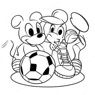 Disney Sporten Kleurplaten