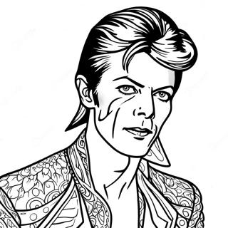 David Bowie Kleurplaten