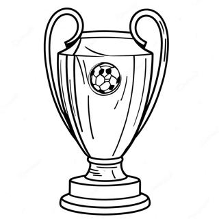 Champions League Trofee Kleurplaat 50633-40053