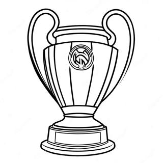 Champions League Trofee Kleurplaat 50633-40055