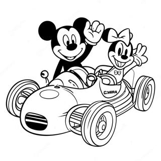 Mickey En De Roadster Racers Kleurplaten