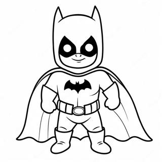 Baby Batman Kleurplaten