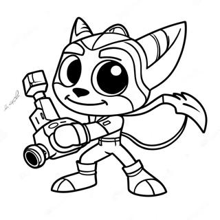 Ratchet En Clank Kleurplaten