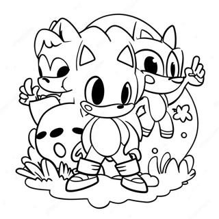 Sonic Lost World Personages Kleurplaat 52884-41838