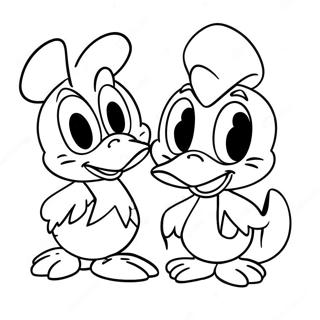 Donald En Daisy Duck Kleurplaat 53023-41951