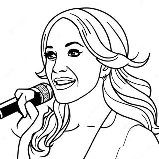 Carrie Underwood Kleurplaten