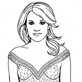 Carrie Underwood Kleurplaten