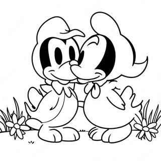 Donald En Daisy Kleurplaat 53483-42305