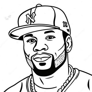 50 Cent Kleurplaten