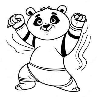 Kung Fu Panda Kleurplaten