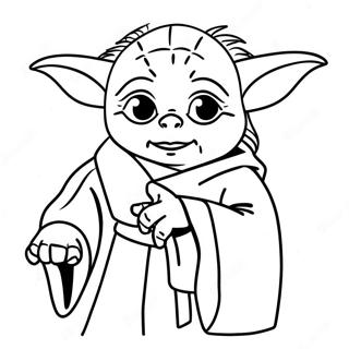 Yoda Kleurplaat 55703-44066