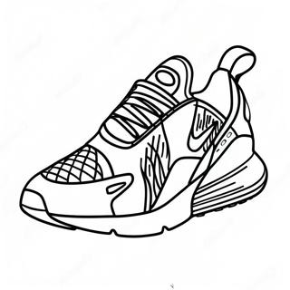 Kleurige Nike Air Max 270 Ontwerp Kleurplaat 55774-44125