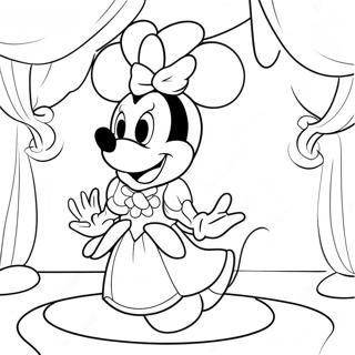 Prinses Minnie Mouse Kleurplaat 55823-44160