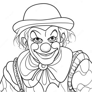 Art De Clown Kleurplaten