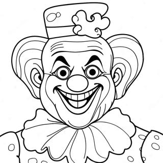 Eng Art De Clown Kleurplaat 56364-44592