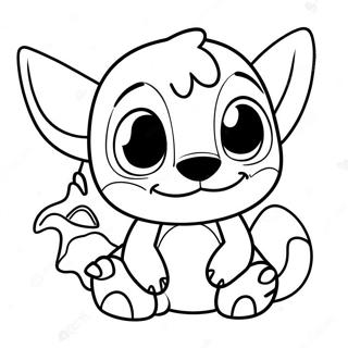 Stitch En Toothless Kleurplaat 57003-45105