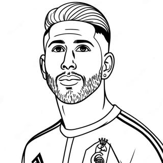 Sergio Ramos Kleurplaten