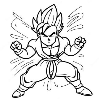 Gohan Super Saiyan 2 Kleurplaten