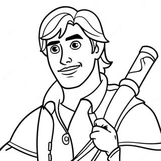 Flynn Rider Kleurplaten