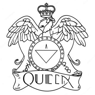 Queen Band Logo Kleurplaat 58283-46107