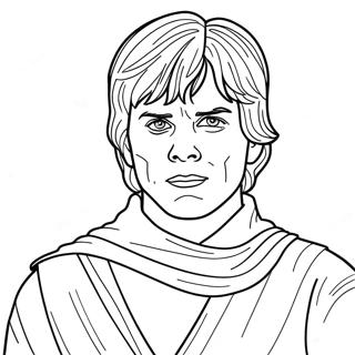 Luke Skywalker Kleurplaat 58293-46109