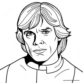 Luke Skywalker Kleurplaat 58293-46111