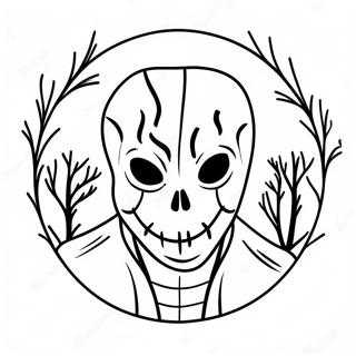 Kleurplaat Van Het Dead By Daylight Logo 59053-46735