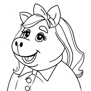 Kleurplaat Van Miss Piggy 59153-46798