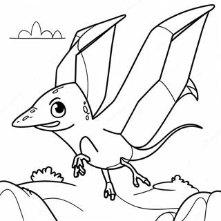 Pteranodon Kleurplaten