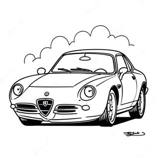 Alfa Romeo Sportauto Kleurplaat 59514-47077