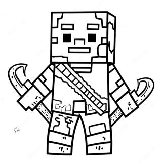 Eng Minecraft Warden Kleurplaat 59784-47309