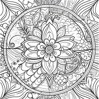 Elegante Crayola Mandala Kleurplaat 60034-47493