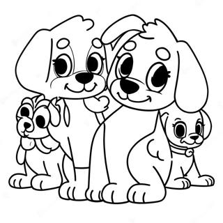 Avontuurlijke Pound Puppies Kleurplaat 60304-47724