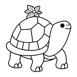 Kerstschildpad Kleurplaat 60403-47789