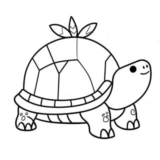 Kerstschildpad Kleurplaat 60403-47790