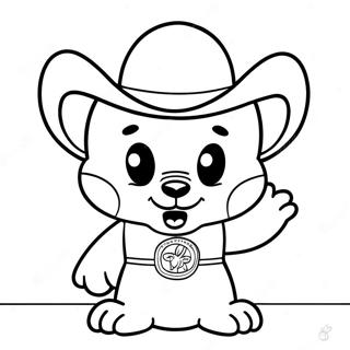 Buc Ee De Bever Mascotte Kleurplaat 60434-47817