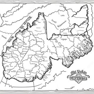 West Virginia Kleurplaten