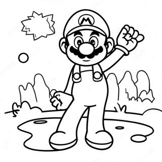 Mario Golf Kleurplaten